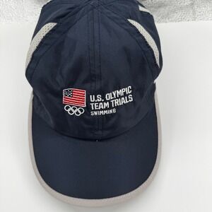 Hit US Olympic Team Trials Swimming 2024 Indianapolis Hat Navy Blue‎ Adjustable